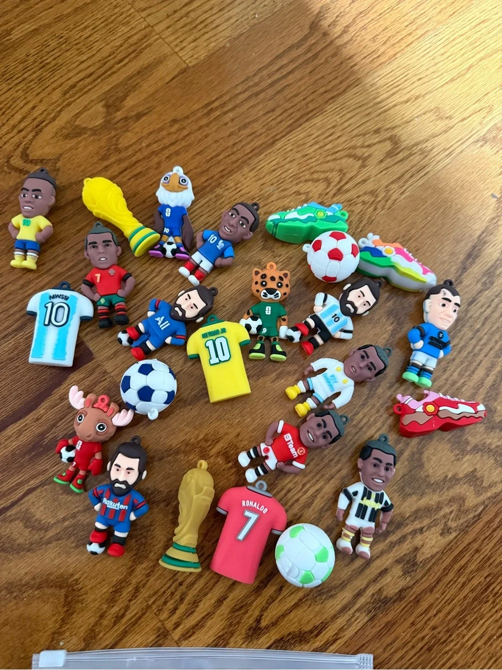 GZFGUZ World Cup 2026 Soccer Star Action Figure Set - Mini Football Player Doll